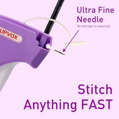 Image of Supvox Quick Clothing Fixer,Mini Tag Gun,Clothing Stitch for Clothes Quick Tailoring Sewing Gun Price Label Machine(5 Needles 1000 Glue Needles)