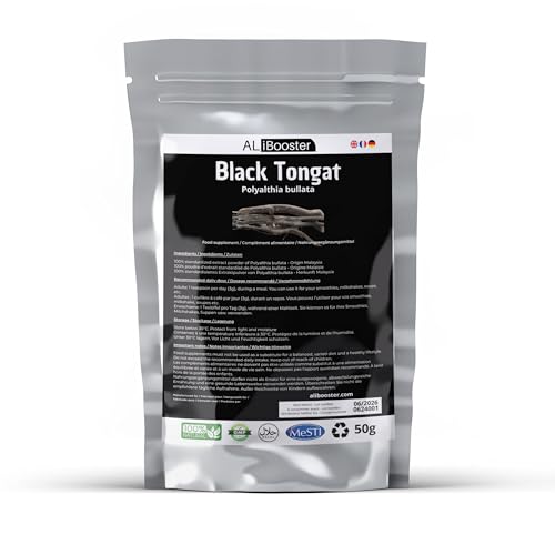 50 gramos de Ginseng Malasio NEGRO en Polvo Puro – Ideal para sopas, batidos y postres