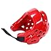 Rachlicy Copricapo Boxe Boxing Headguard Taekwondo Headgear Kickboxing Copricapo Fighting Formazione Formazione Protezione Gear per Bambino Adulto (Rosso S)