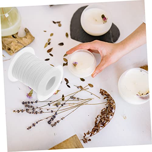 Rollo de mecha para velas de 1 pie para hacer velas miniatura 3