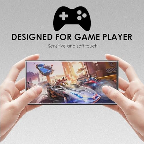 Image of SHILD Screen Protector for Samsung Galaxy S23 Ultra - Matte UV Curved Tempered Glass | 9H Hardness, HD Clarity, Fingerprint Sensor Compatible | Anti-Glare, Anti-Smudge | Easy Installation Kit | 3-Month Warranty (Pack of 1)