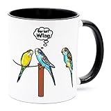 Der hat WLAN Kaffee Tasse Becher IT Nerd Geschenk Itler Informatiker Geek Fun Job Arbeit Büro Spruch Lustig Arbeitskollege Arbeitskollegin Geburstag Computer PC Programmierer Ironisch Zubehör Technik