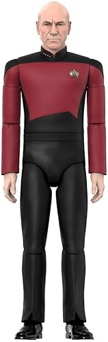 Super7 ULTIMATES! Star Trek The Next Generation Captain Picard - Figura de acción de Star Trek de 8 pulgadas con accesorios, colección clásica de