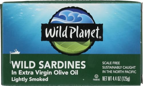 Wild Sardines EV Olive Oil L SMKD 4.4OZ miniatura 1