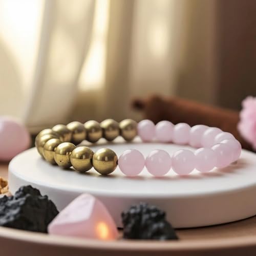 Image of Stone Bracelet for Men & Women | Natural Crystal for Wealth | Protection | Confidence & Success | Adjustable Healing Bracelet for Meditation | Reiki & Spiritual Energy