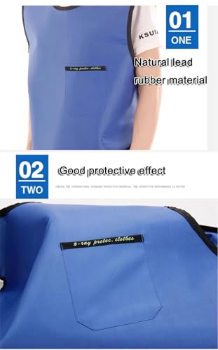 Lead Apron Colete protetor de raios X, implantação de partículas, área resistente à radiação, traje