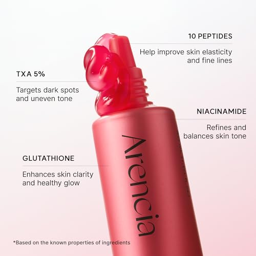 Image of Arencia TXA Booster Shot Serum with 5% Tranexamic Acid & Peptides, Skin Tone Balancing & Hydration Support, Lightweight Daily Skincare, 30 mL / 1.01 fl. oz.