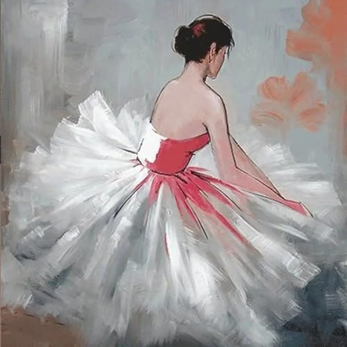 Affiches et impressions de ballerine, œuvre d'art murale carrée sans cadre