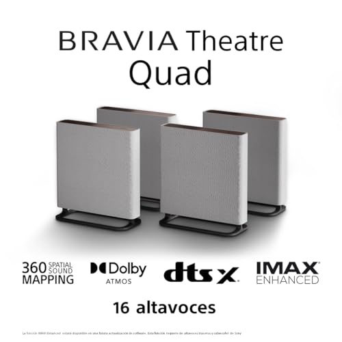 Sony BRAVIA Theatre Quad – Dolby Atmos® Home Cinema con 4 Altavoces, Wi-Fi®, Bluetooth®, 360 Spatial Sound Mapping, Modelo 2024 - imagen 2
