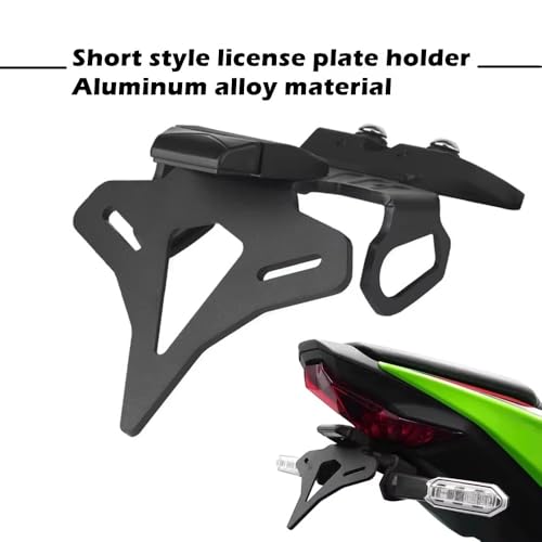 Support Plaque Immatriculation Moto Fluide pour Kawasaki Ninja ZX-6R 2024