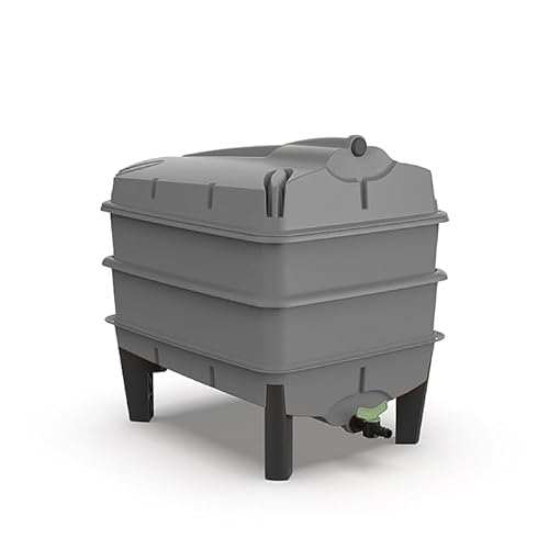Tiger Wormery Composteur de vers comprenant 250 g de vers – Conçu et fabriqué au Royaume-Uni