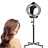 Secador Pelo Profesional, Vaporizador Infrarrojo Pared/De Pie, Procesador Color Calentador Placas, S istema De Peluquería Campana Con Temporizador Y Temperatura Ajustables,Vertical