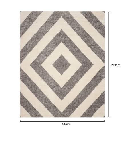 Image of Presence Gorgeous Design of Super Soft Shaggy Carpet for Living Room, Bedroom, Hall and Anywhere in Home. [3x5 feet]