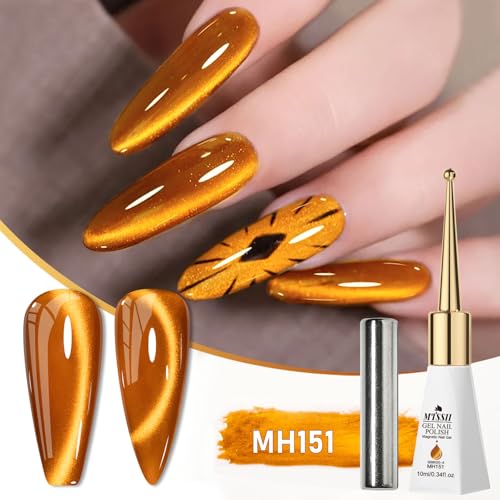 Esmalte gel magnético Yellow Cat Eye 10ml miniatura 3