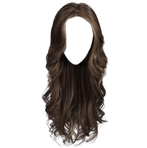 Raquel Welch Model Mode Long Layered Curls Wig by Hairuwear, Average Cap Size, RL4/10SS Iced Java