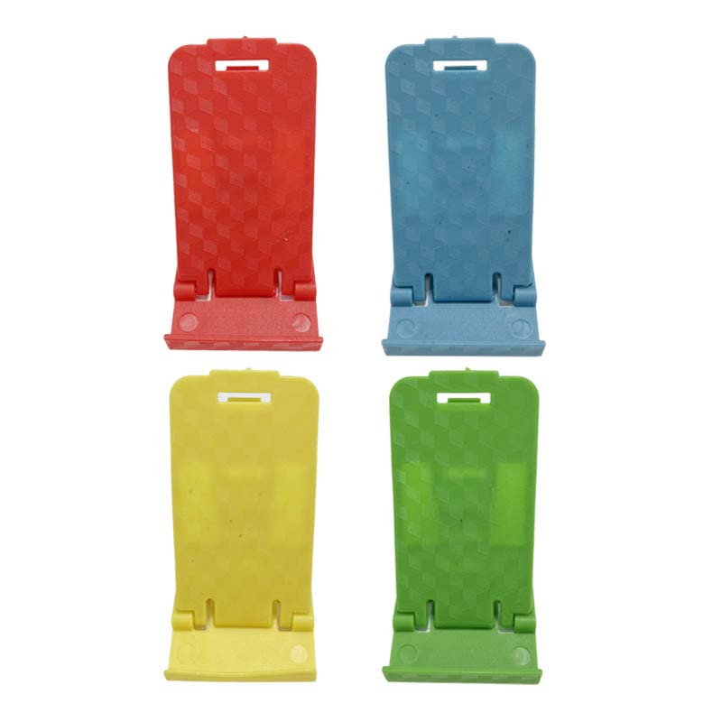 GORS Mobile Phone Stand, Universal Foldable Multi Angle Desktop Phone Stand for All Mobile Colours Random 001 (JGRC-01)