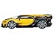 MINI GT Bugatti Vision Gran Turismo Yellow and Carbon 1/64 Diecast Model Car by True Scale Miniatures MGT00317