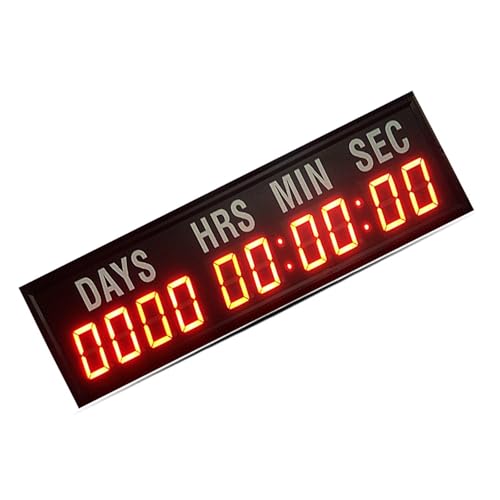 Temporizador Digital LED con Cuenta Regresiva Negro miniatura 4