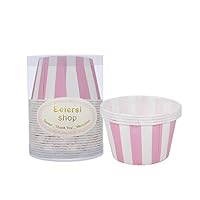 Beiersi 50 Pcs Caissettes A Cupcake Papier Gâteau Muffins