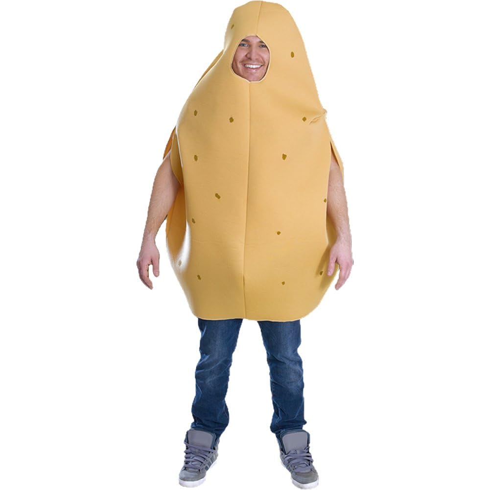 Casiler Potato Halloween Costume For Adult Cute Costume Funny Food Outfit Halloween Cosplay Costume