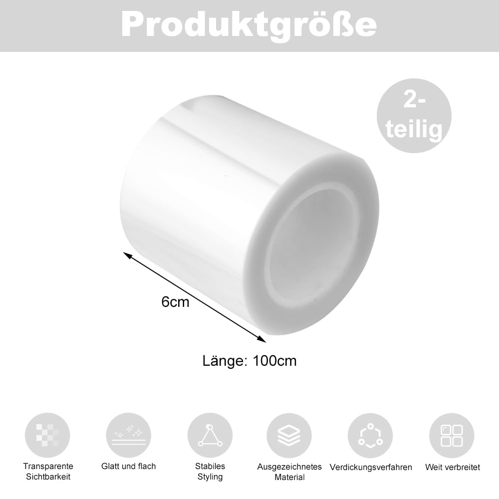 Rhodoid Pâtisserie Fyfjur 6cmx10m - 2 Rouleaux Acétate Pour Gâteaux Mousse Chocolat