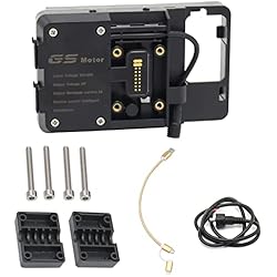 Soporte Para Celular Moto Con Cargador Geevorks - Soporte para teléfono móvil, Moto, BMW y Accesorios de Soporte de navegación con Cargador USB para BMW R1200GS LC & Adventure S1000XR R1200RS