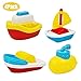 Produktbild INTVN 4pcs / Set Kinder Bad Boot, Baby-Bad-Boote Badewanne Pool Spielen Water Fun Spielzeug Kinder Early Learning pädagogisches Spielzeug