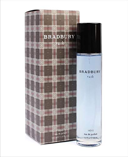 Bradbury Rush Cologne 3.4 FL. Oz. EDP For Men By Sandora Fragrances Spray Bottle