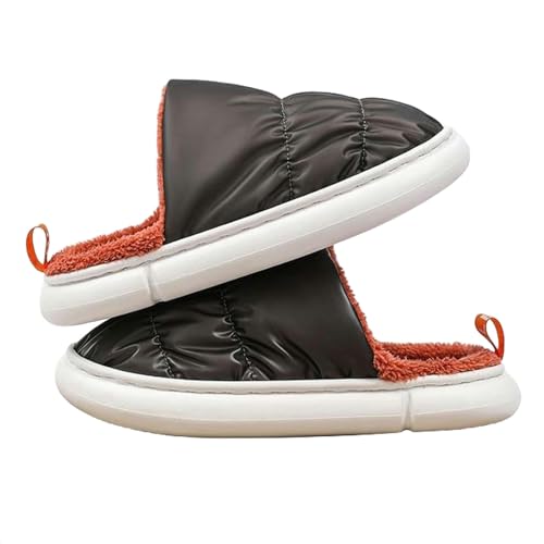 Pantoufles maison d'hiver chaudes pour femme active