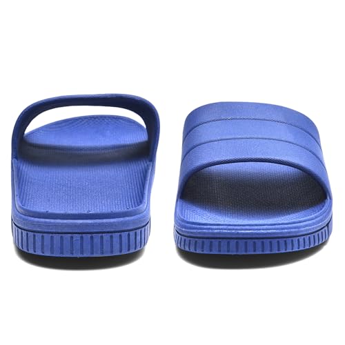 Image of clootess Shower Slide Shoes for Men and Women Home Sandal Bath Slipper Indoor House Pool College Dorm Non-Slip