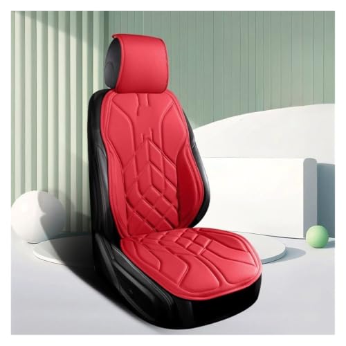 Housses de siege auto universelles rouges : protection respirante 4 saisons