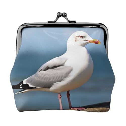 Porte-monnaie mouette en simili cuir résistant et compact pour ranger vos cartes et billets