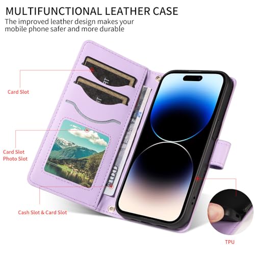 Étui Google Pixel 10 5G beige housse protection cuir à rabat - 4