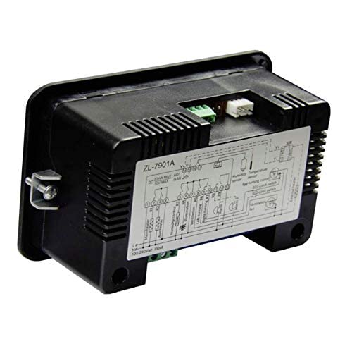 Side view of the LILY-TECH ZL-7901A controller showing terminal connections.