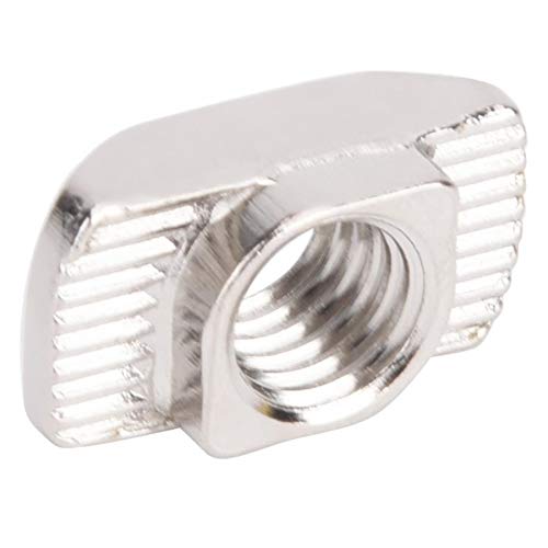 HUICHEN 100Pcs Nut T Slot Nut Threaded T Nut Nut Fastener Bolt Tool Accessory