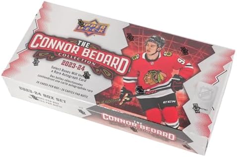TSV 2023/24 Connor Bedard Collection Box - 26 Trading Cards per Box - 1