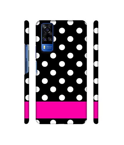 Image of White Dots Pattern Design 3D Printed Hard Back Case Cover for Vivo Y51A / Y31 (2021)