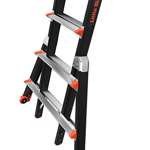 Little Giant Ladders, Select Step, 5-8 foot, Stepladder, Fiberglass, Type 1AA, 375 lbs weight rating, (15130-001)