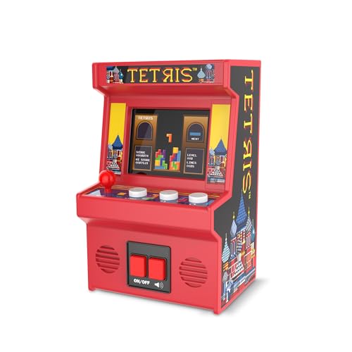Arcade Classics - Retro Mini Arcade Game, Full Color Screen, Classic Handheld Electronic Game Console, 90s Toy, Great Gift for Kids 8+, Tetris