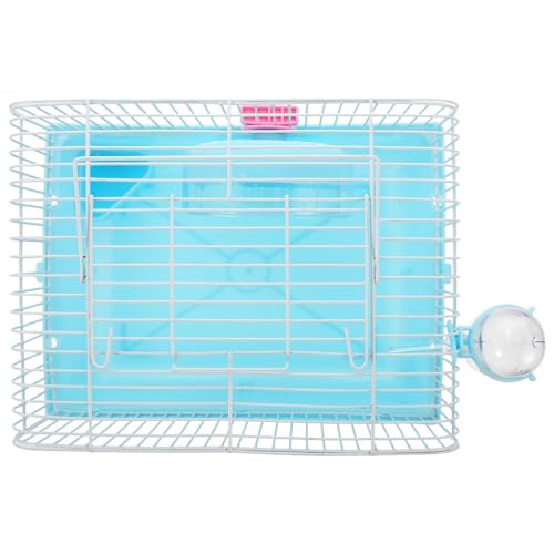 GALPADA 1Set Pet Hamster Cage Travel Friendly Carrier with Feeder for Animals Durable and Breathable Design for Sightseeing Camping and Trips