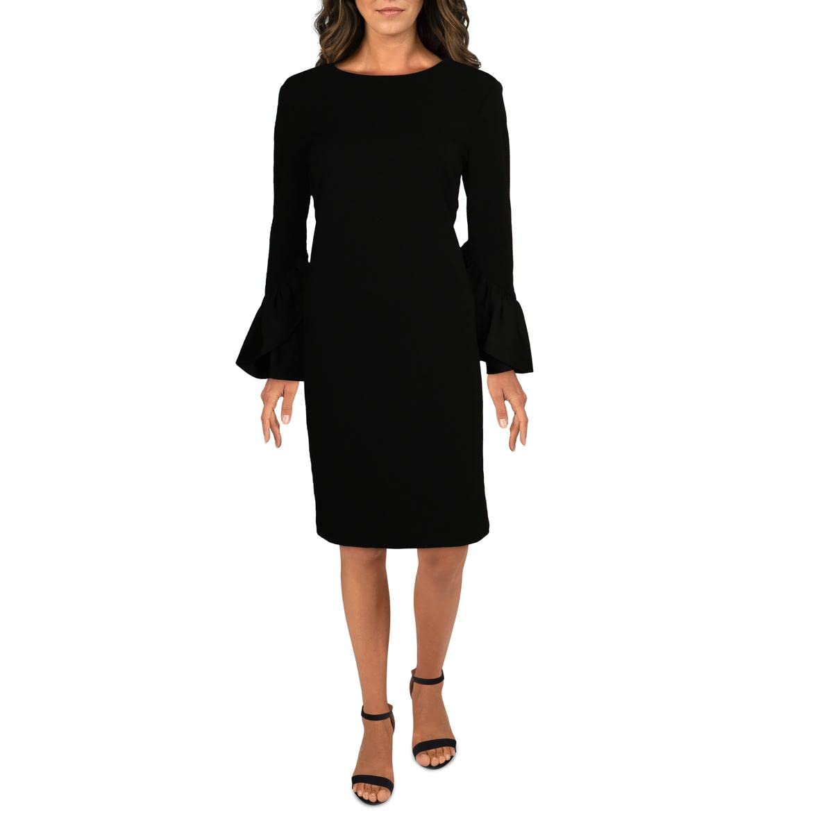 Lauren Ralph Lauren Womens Bell Sleeve Dress 4 Black