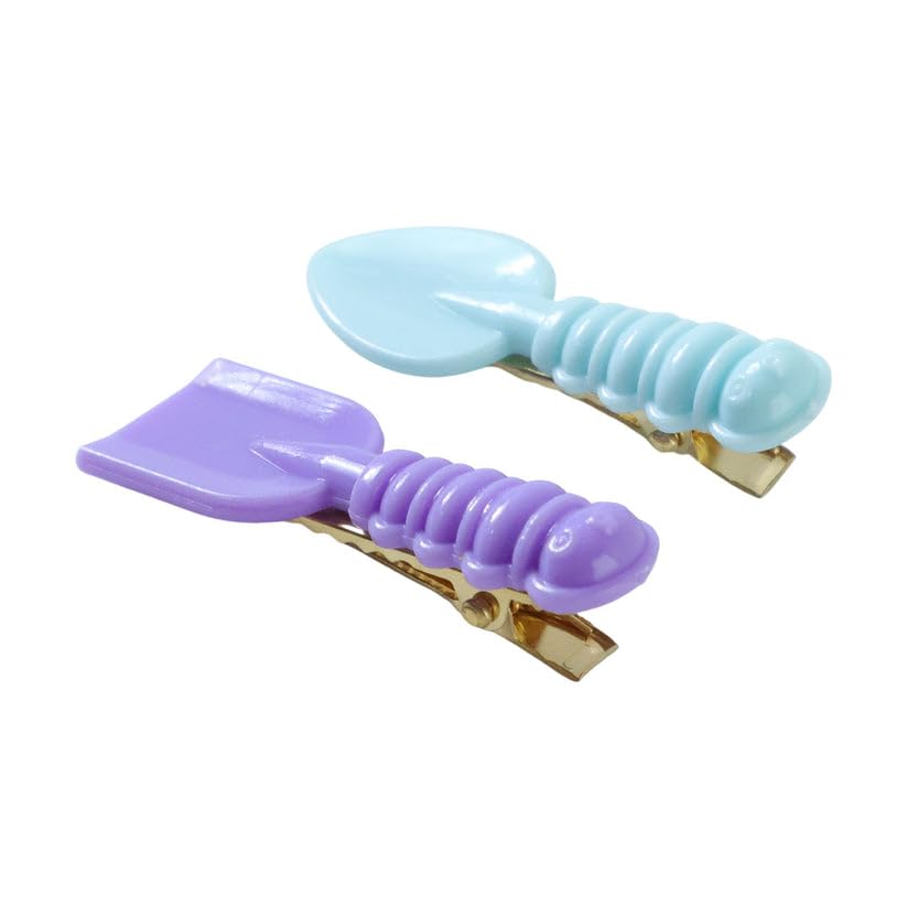 Image of Cute Spoon and Spatula Shape Decorative Hair Clips for Women and Womens, Funny Kitchen Theme Snap Hair Accessories for Daily Wear, School and Party, Pack of 24 Pieces