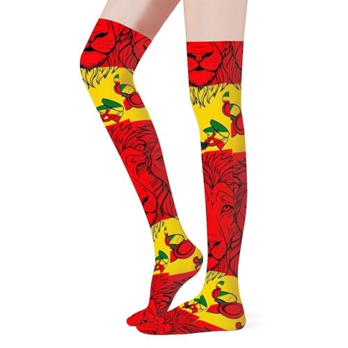 Elastic Thigh High Socks Compression For Teens Party Holiday Decoration2