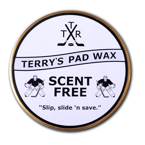 Terry's Pad Wax - Scent Free (Slick Goalie Pad Wax) for...