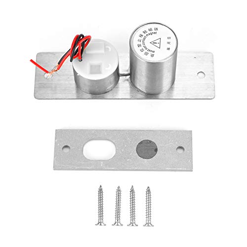 Mini Electric Drop Bolt Lock, DC12V 2 Wire Mini Electric Mortise Lock Magnetic Door Lock for Door Security Access Control System