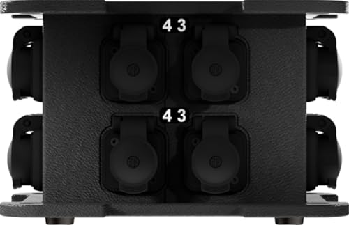 Power Turtle Multicore Box für kompakte, extrem robuste Stromverteilung, die eine deutliche Reduzierung des Volumens ermöglicht