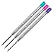 Rainbow Pk/3 Colors Private Reserve (Schmidt P900) Parker Ballpoint Refills, Med