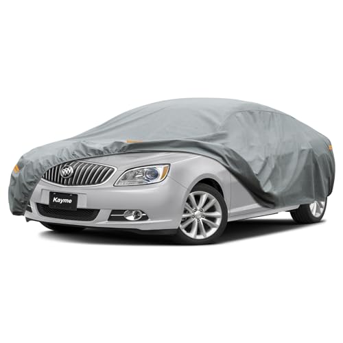 Image of Kayme Heavy Duty Car Cover Custom Fit Buick Verano (2012-2019) Waterproof All Weather for Automobiles, Full Exterior Covers Sun Rain UV Protection.（Deliver About 3-10 Days）