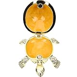 Statue de tortue – la boîte à bijoux est de taille compacte, idéale pour la décoration de bureau ou comme boîte à bibelots