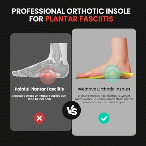 Plantillas para fascitis plantar soporte alto Welnove miniatura 2